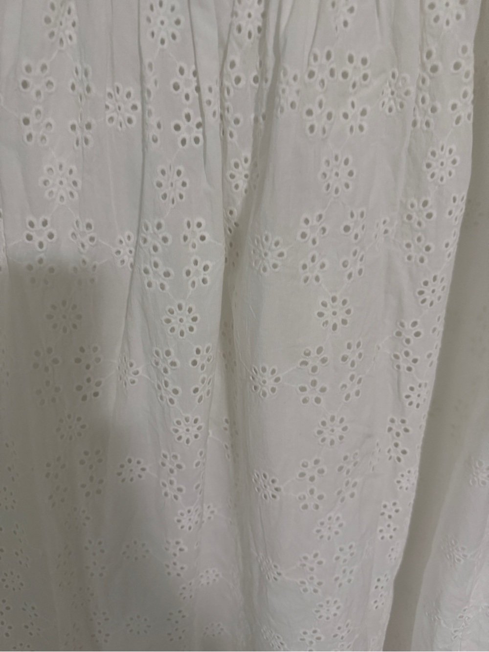 Hill House Home White Eyelet Nap Dress View 3